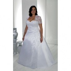 Corte A Escote Corazón Sin Mangas Strapless Cola Gorrailla Satén Tallas Gryes with Wrap