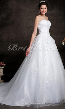 Corte Evasé Strapless Cola Gorrailla Escote Corazón