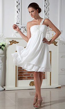 Corte Recto Strapless Hasta la Rodilla Tafetán  Vestido de graduación