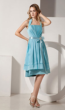 Corte Princesa Escote Corazón Corto/Mini Tul Vestido de vacaciones