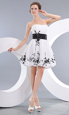 Corte Princesa Tirantes Espaguetis Corto/Mini Tul Vestido de vacaciones