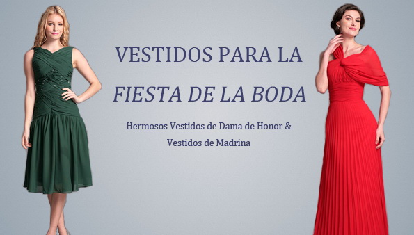 Vestidos para la fiesta de la boda